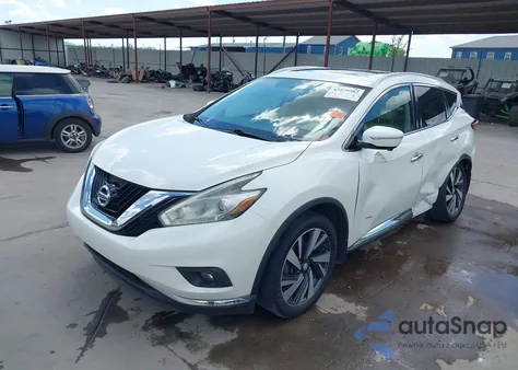 2015 Nissan Murano Platinum z USA, uszkodzony, nr VIN 5N1AZ2MG0FN241397